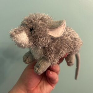 Rare Douglas Small plush Gray mouse 5"-11" Grey #247 Rat Rodent White Kernal